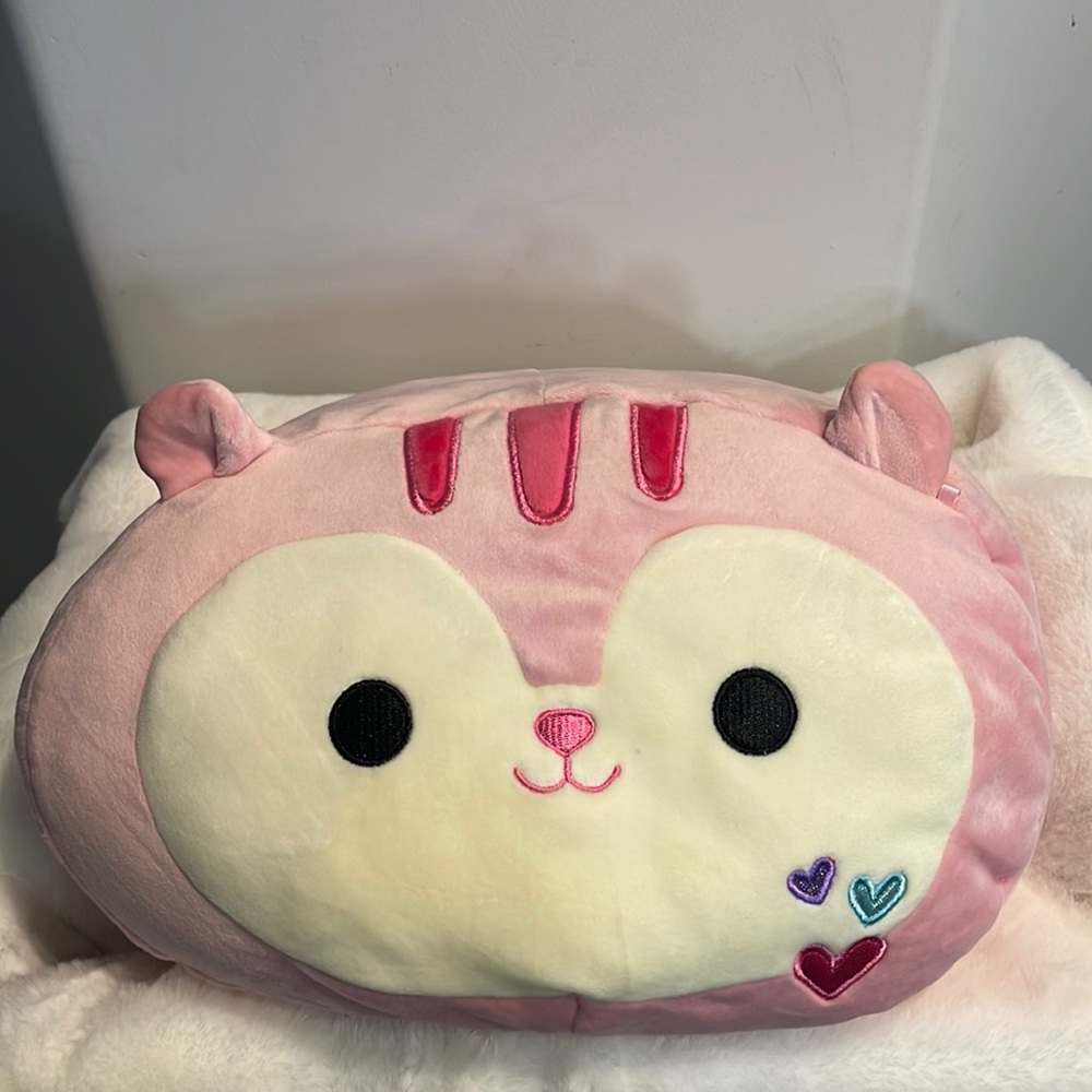 Squishmallows Sarah Pink Squirrel Stackable 12”